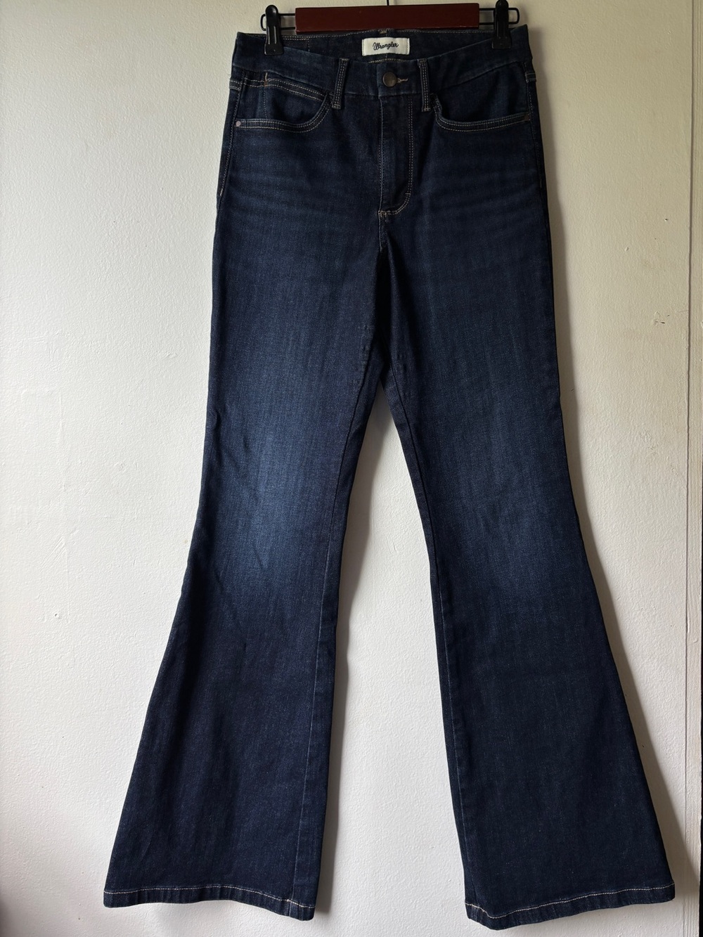 Wrangler Dark Blue Women's Bespoke Flare Jeans